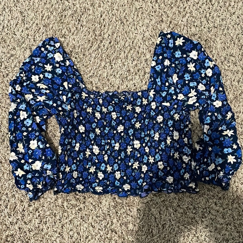 Floral crop top